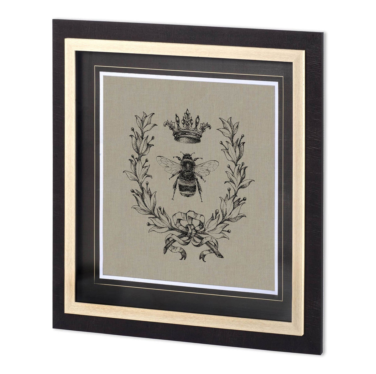 Coronation I by Mercana Studio a Hand Embellished Textured Framed Art Print Matted under Glass by Mercana at Eve Furniture