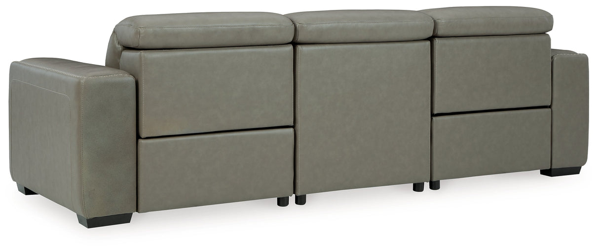 Correze Gray Power Reclining Living Room Set