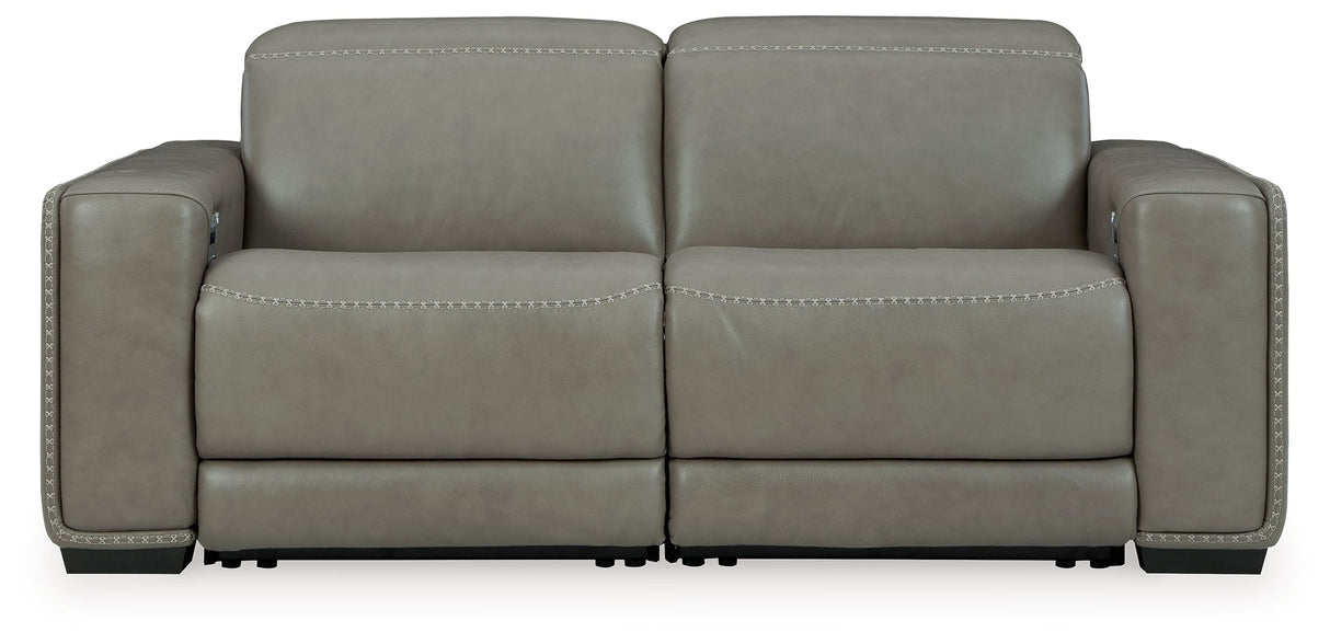 Correze Gray Power Reclining Living Room Set