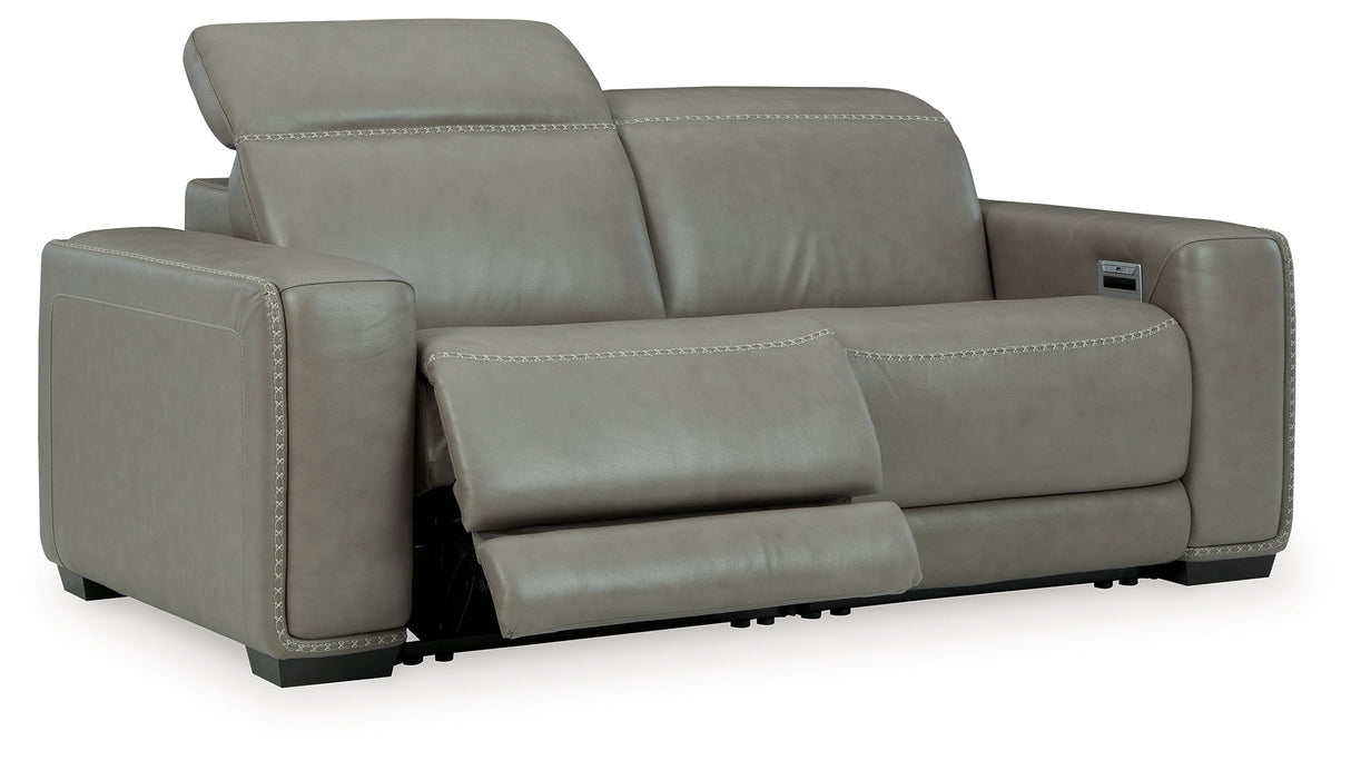 Correze Gray Power Reclining Living Room Set