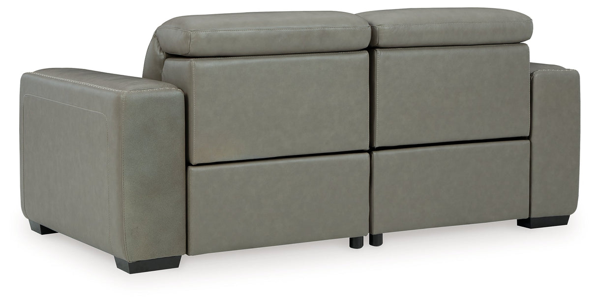 Correze Gray Power Reclining Living Room Set