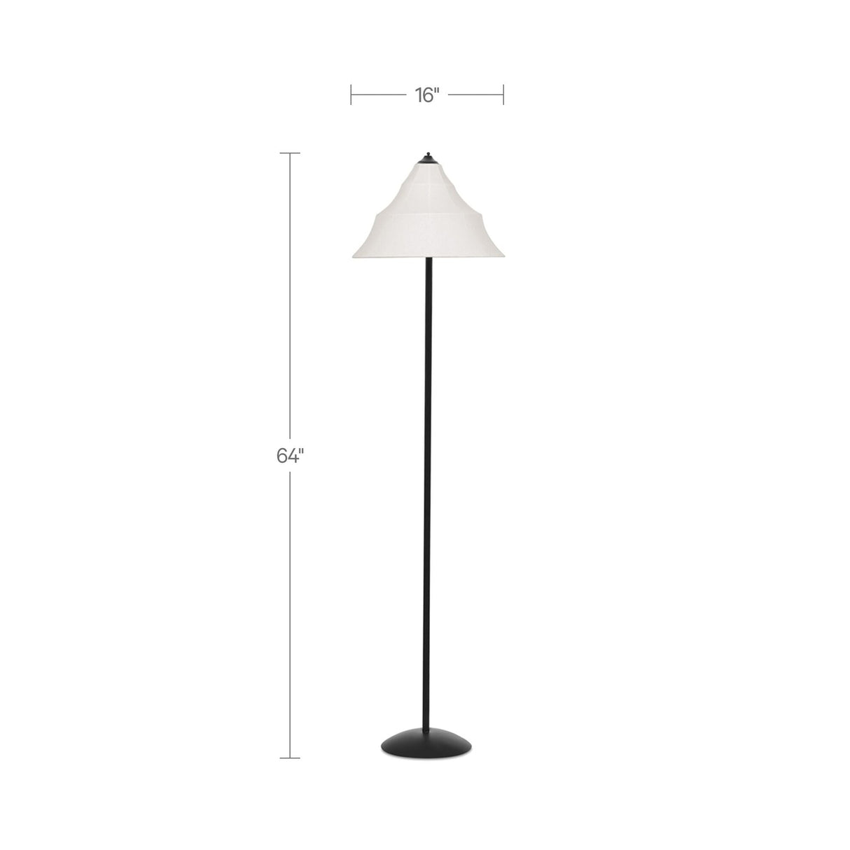 Corrina White Floor Lamp by Moe's Home at Eve Furniture