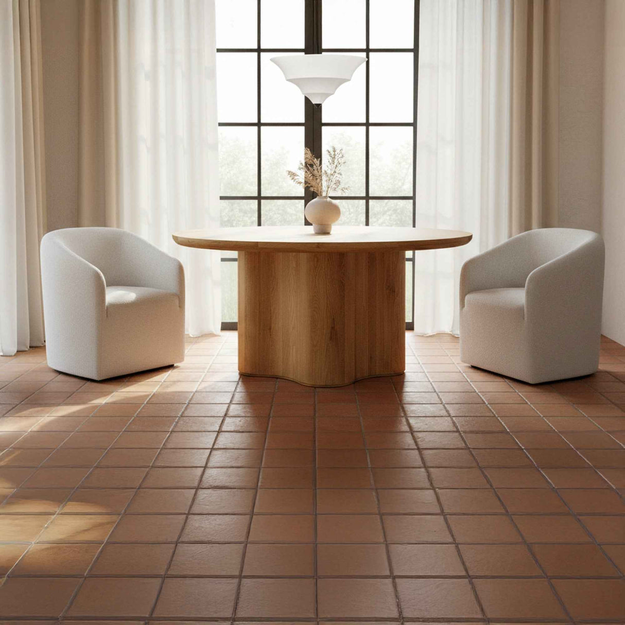 Corrina White Large Pendant Lamp by Moe's Home at Eve Furniture