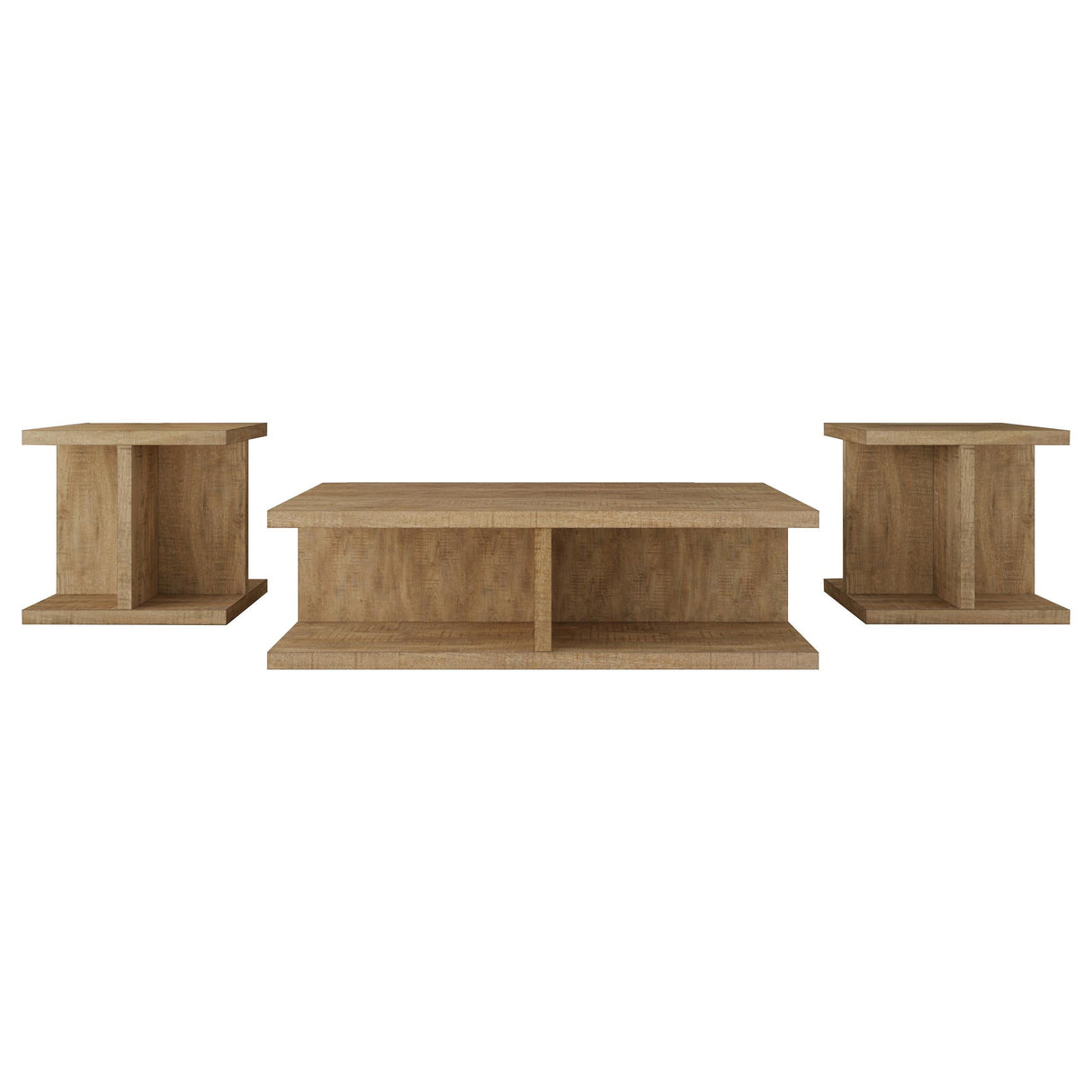 Cortona Mango 3-Piece Coffee and End Table Set by Coaster at Eve Furniture