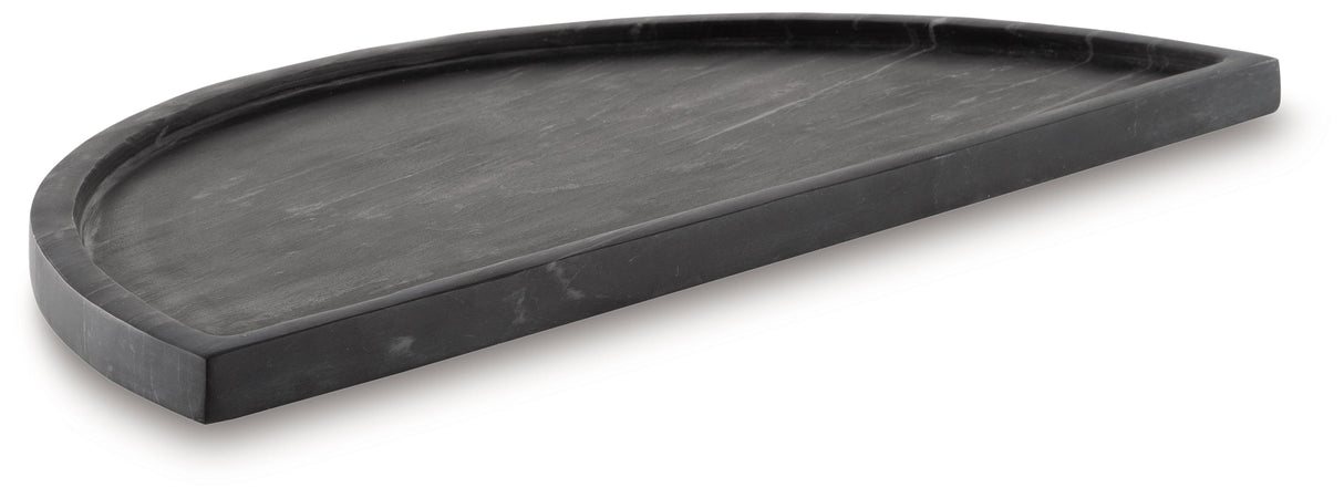 Cortsen Black Tray by Ashley at Eve Furniture