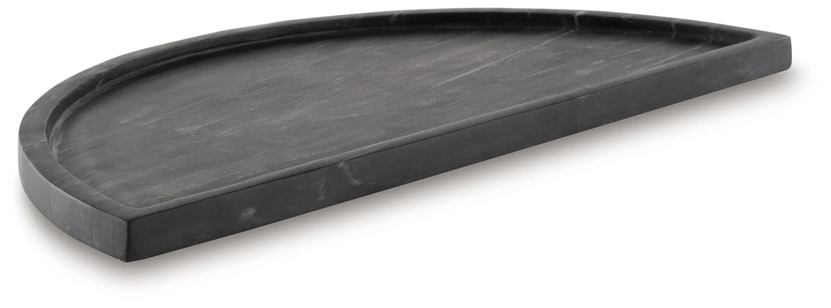 Cortsen Black Tray by Ashley at Eve Furniture