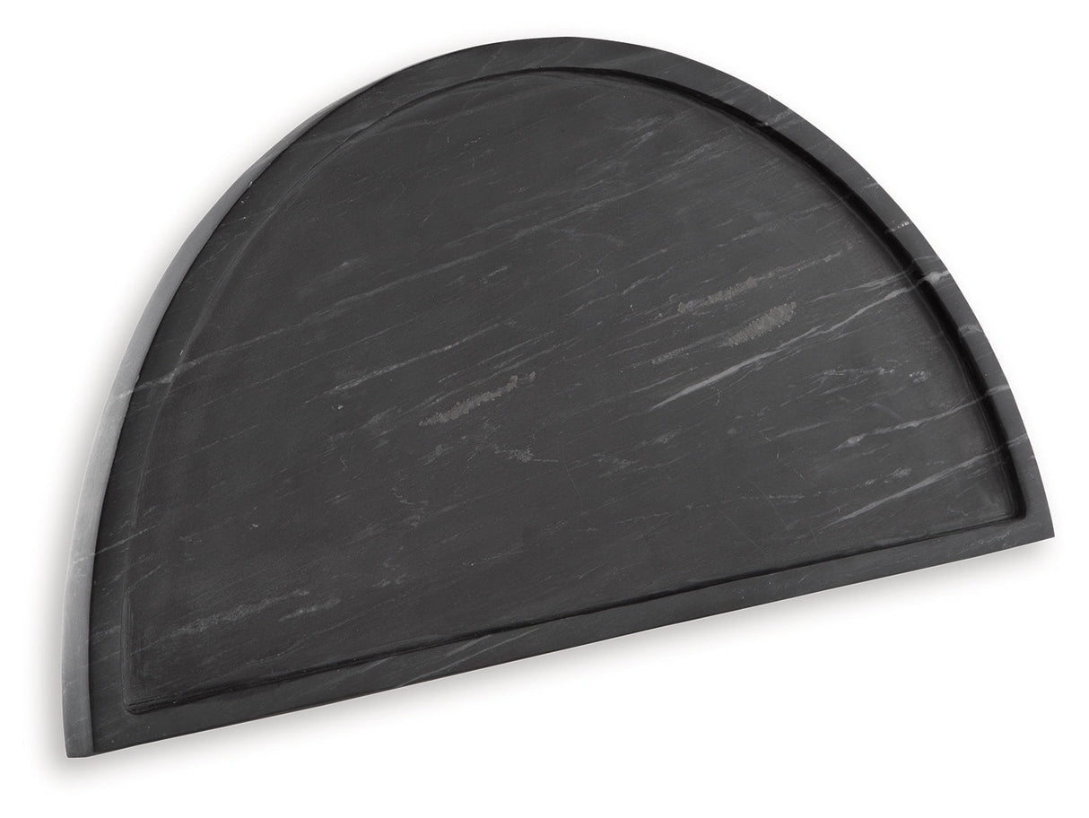 Cortsen Black Tray by Ashley at Eve Furniture