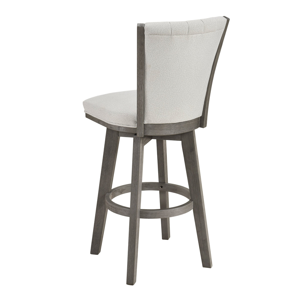 Corvallis Beige Swivel Pub Height Chair, Set of 2