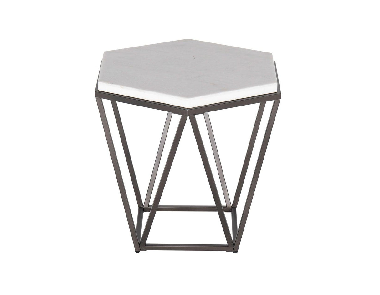 Corvus 3-Piece Marble Top Set (Cocktail & 2 End Tables) by Steve Silver at Eve Furniture