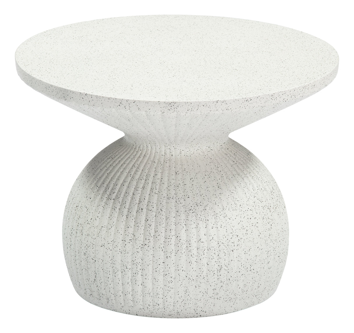 Corza White Outdoor Coffee Table by Zuomod at Eve Furniture