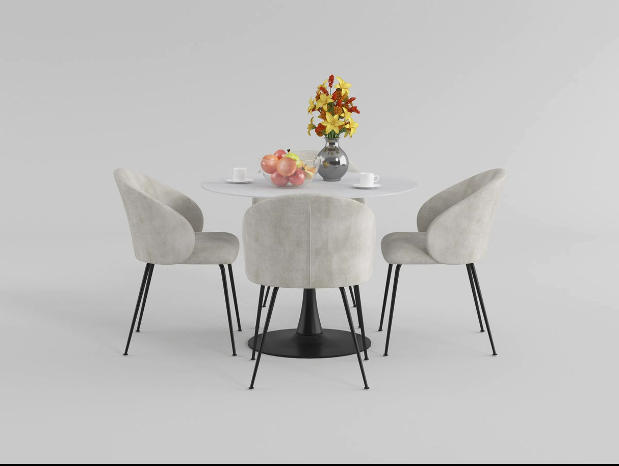 Cosimo Mustard Side Chair, Set of 2 by Homelegance at Eve Furniture