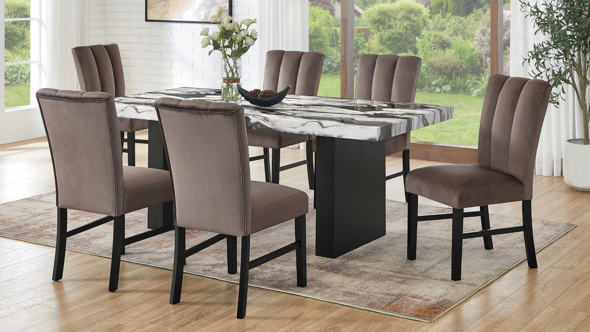 Cosmo Brown Dining Room Set by New Era Innovations at Eve Furniture