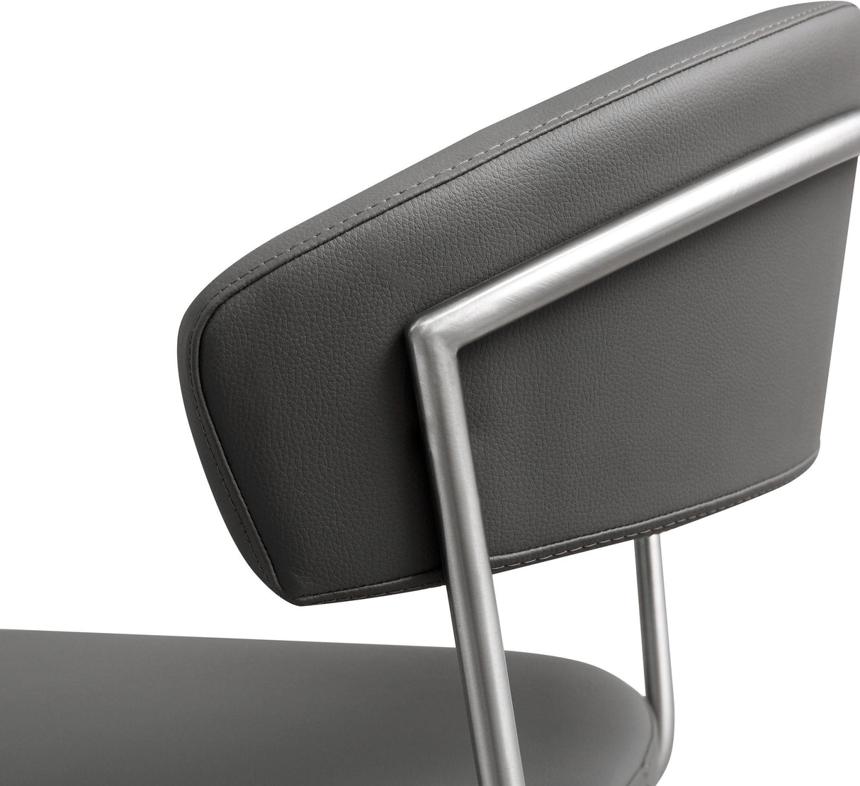 Cosmo Performance Vegan Leather Adjustable Stool by TOV Furniture at Eve Furniture