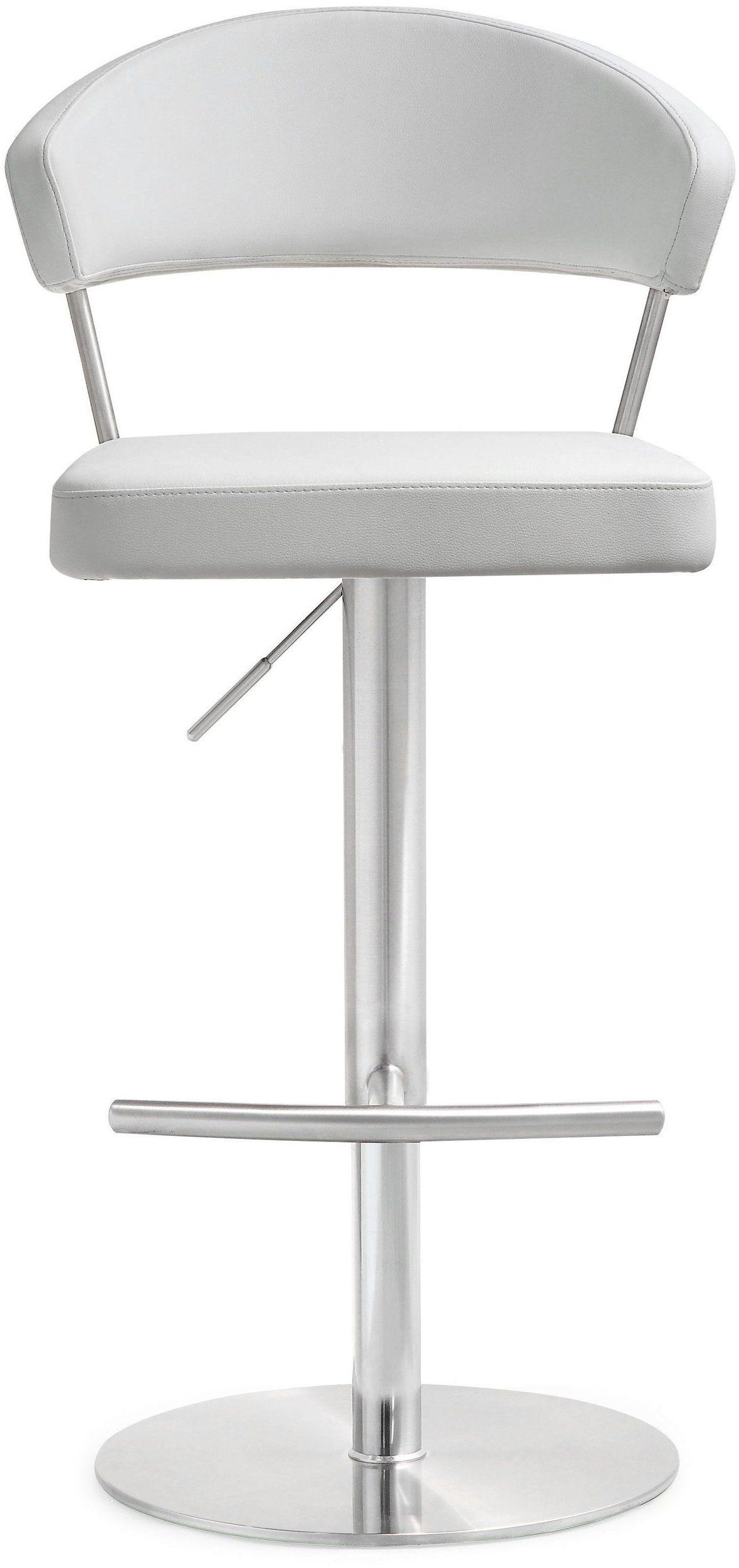 Cosmo Performance Vegan Leather Adjustable Stool by TOV Furniture at Eve Furniture