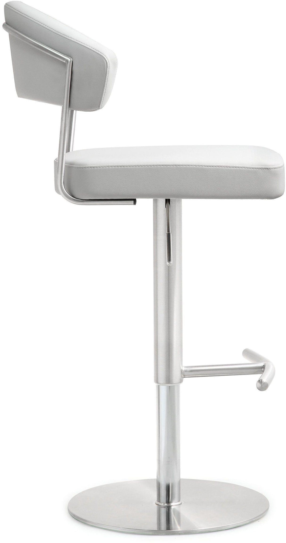 Cosmo Performance Vegan Leather Adjustable Stool by TOV Furniture at Eve Furniture
