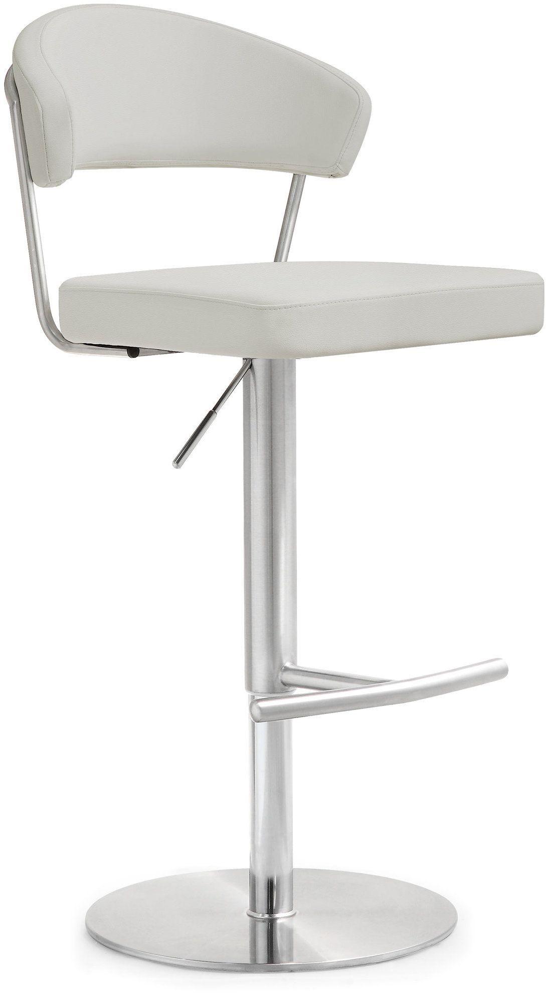 Cosmo Performance Vegan Leather Adjustable Stool by TOV Furniture at Eve Furniture