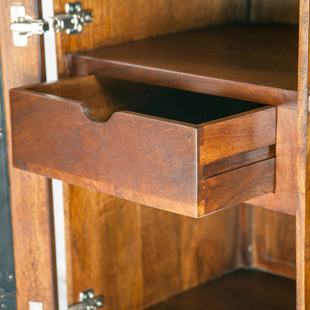 Cosmopolitan 39" Bar Cabinet in Honey Brown by Home Trends & Design at Eve Furniture