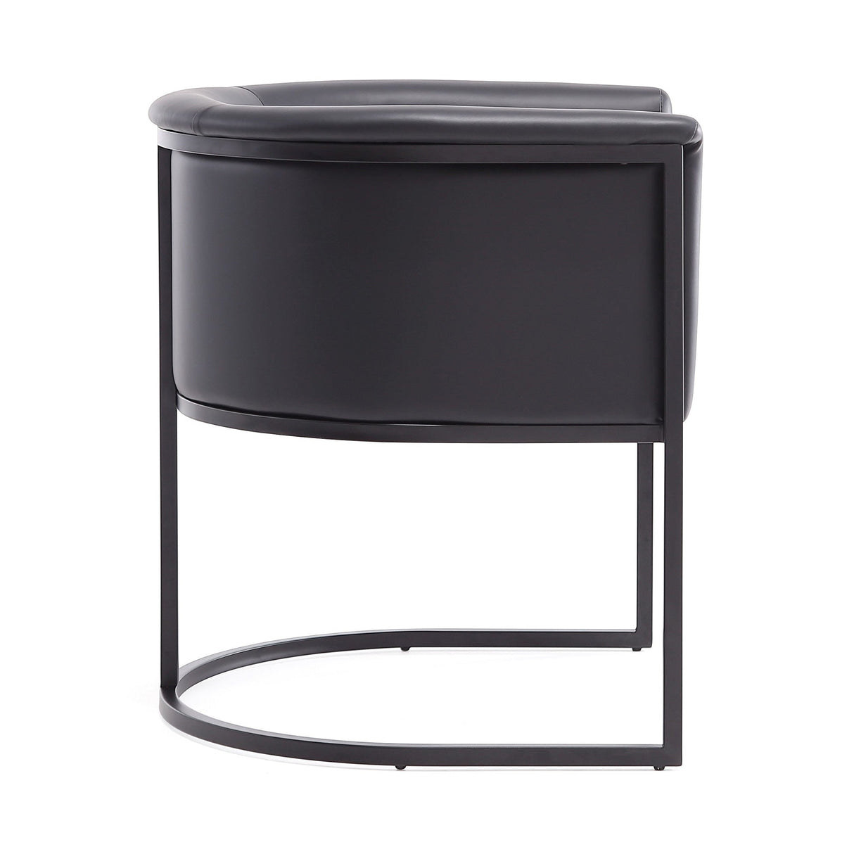 Cosmopolitan Dining Chair in Black (set of 2) by Manhattan Comfort at Eve Furniture