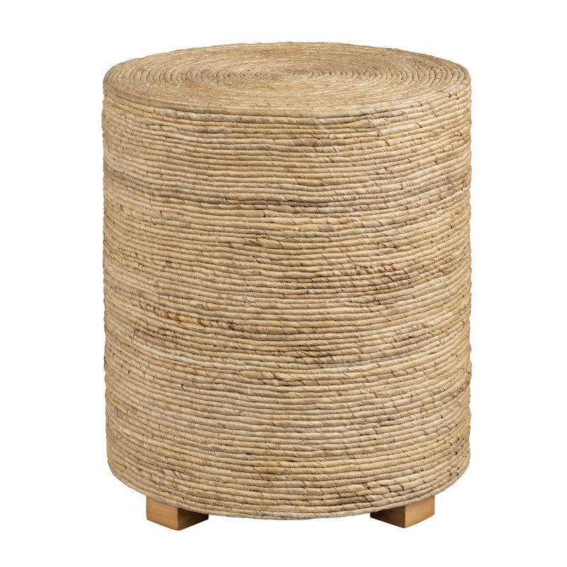 Costa Rica Tan/Brown Banana Rope End Table by Crestview at Eve Furniture
