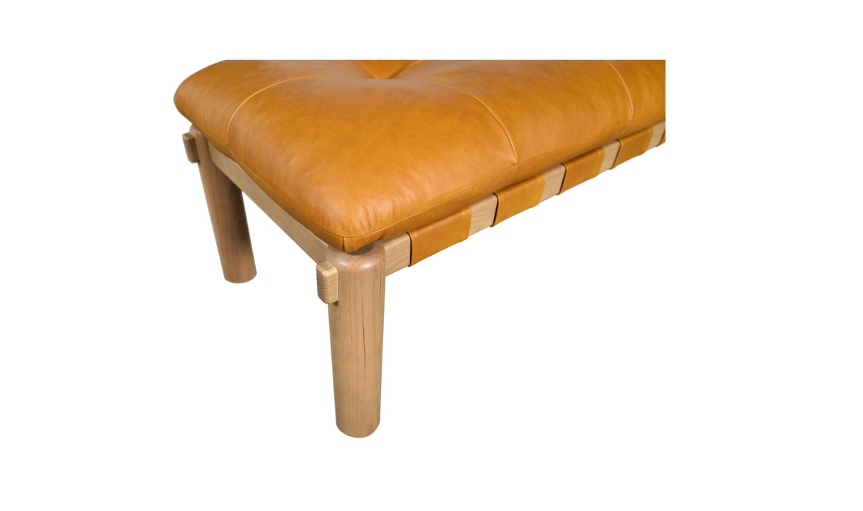 Costello Bench Tan by Moe's Home at Eve Furniture