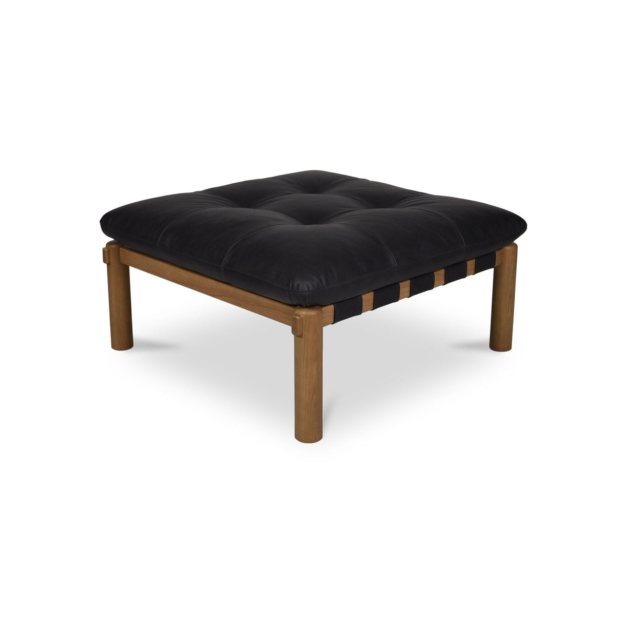 Costello Black Ottoman by Moe's Home at Eve Furniture