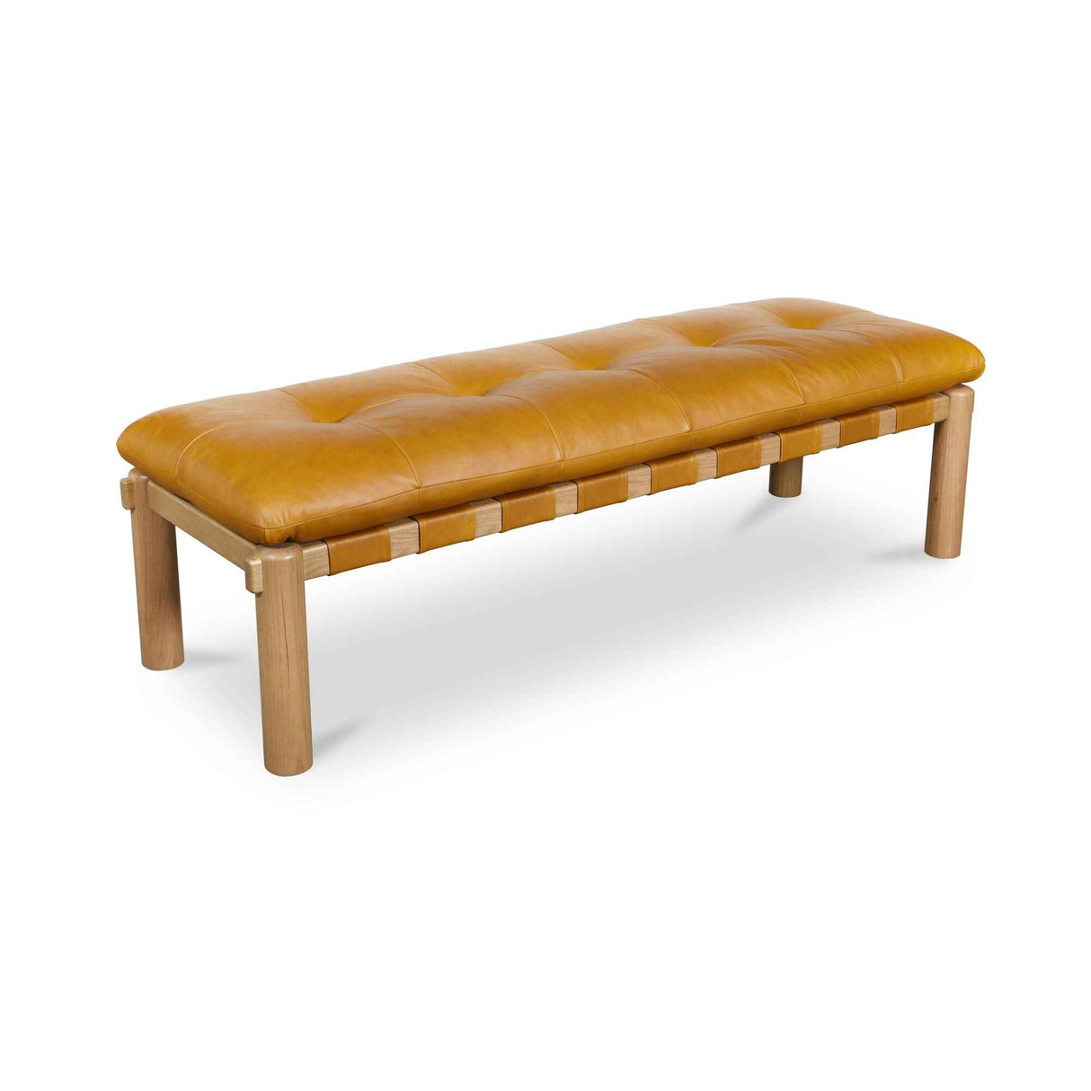 Costello Tan Bench by Moe's Home at Eve Furniture