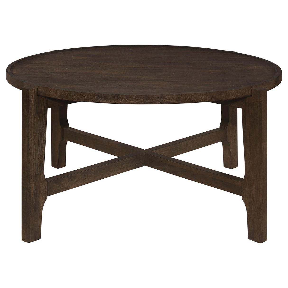 Cota Dark Brown 3-Piece Solid Wood Coffee and End Table Set by Coaster at Eve Furniture