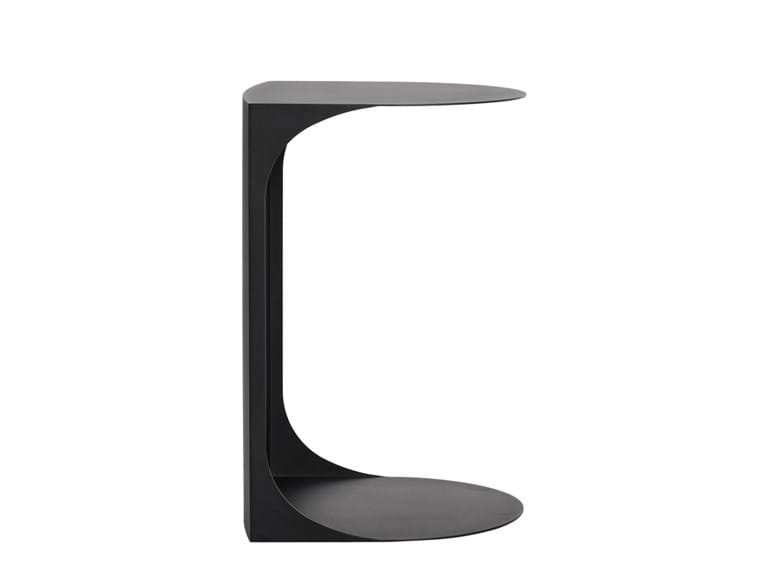 Cote Black Metal Accent Table by Classic Home at Eve Furniture