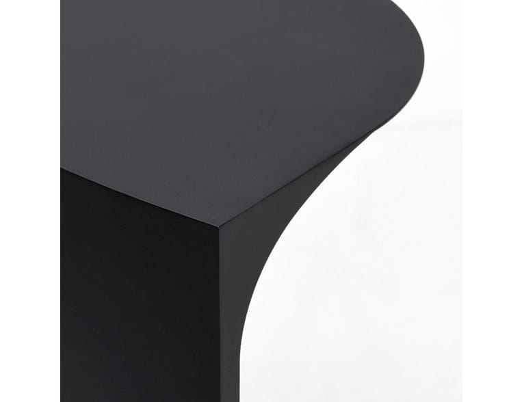 Cote Black Metal Accent Table by Classic Home at Eve Furniture