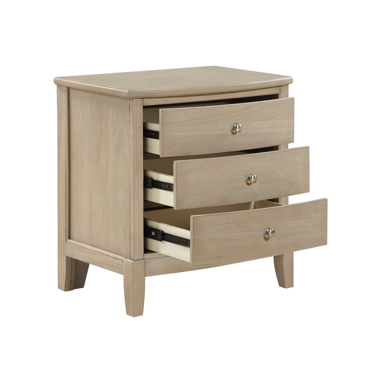 Cotterill Beige Nightstand by Homelegance at Eve Furniture