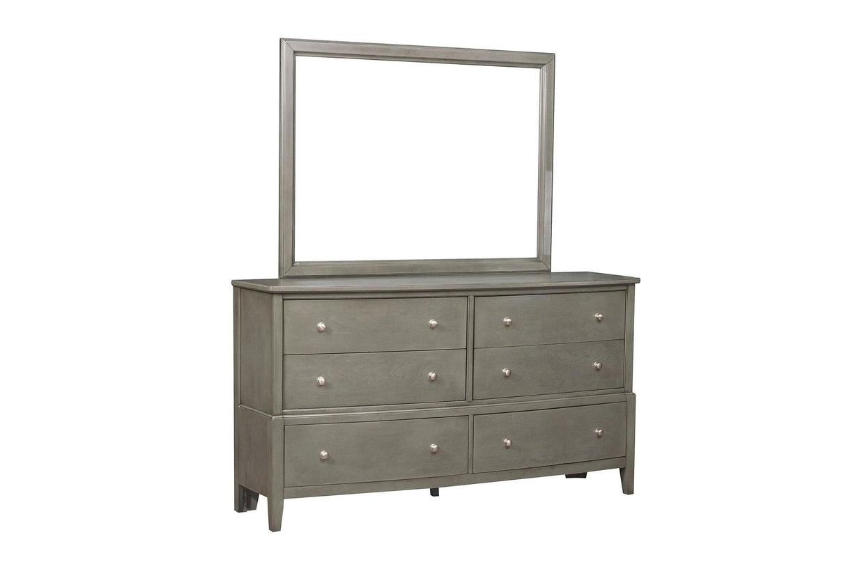 Cotterill Gray Upholstered Panel Bedroom Set by Homelegance at Eve Furniture