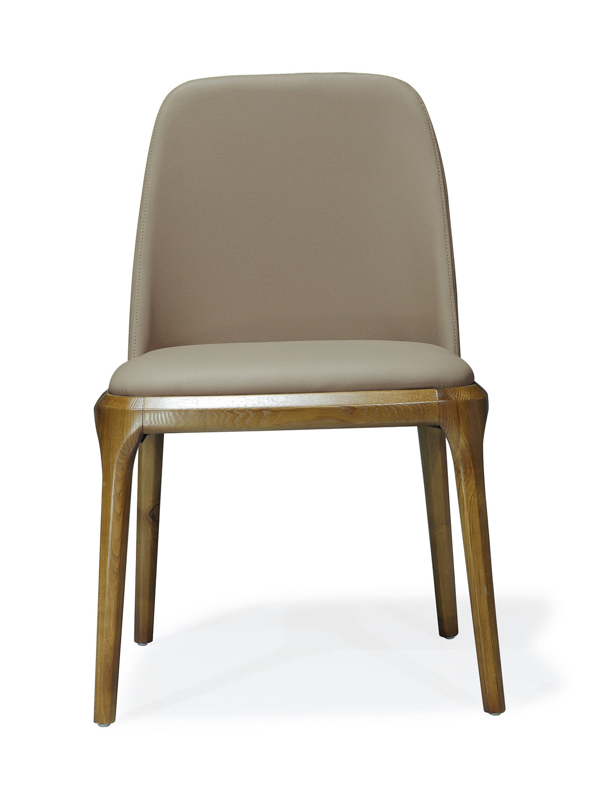 Courding Dining Chair in Tan and Walnut by Manhattan Comfort at Eve Furniture