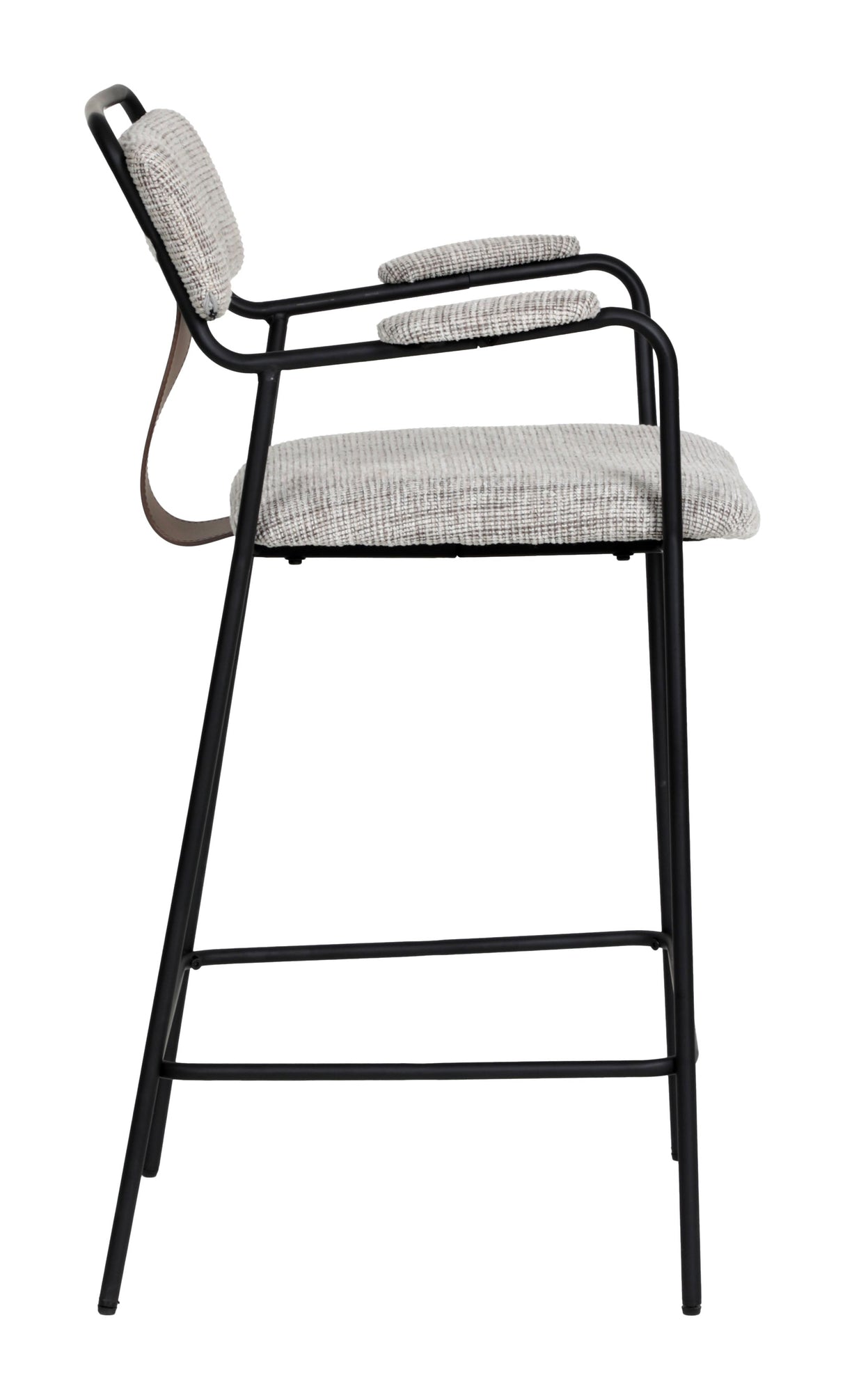 Couva Gray Tweed Counter Stool (Set of 2) by Zuomod at Eve Furniture