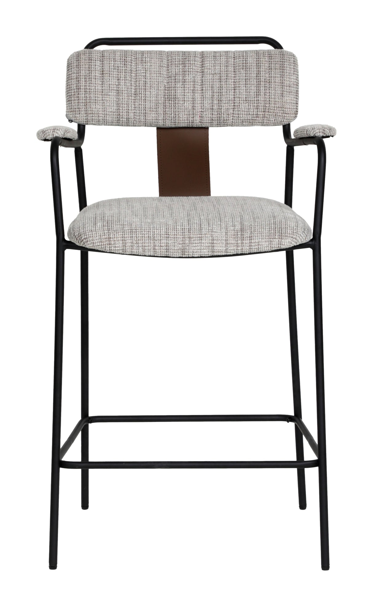 Couva Gray Tweed Counter Stool (Set of 2) by Zuomod at Eve Furniture