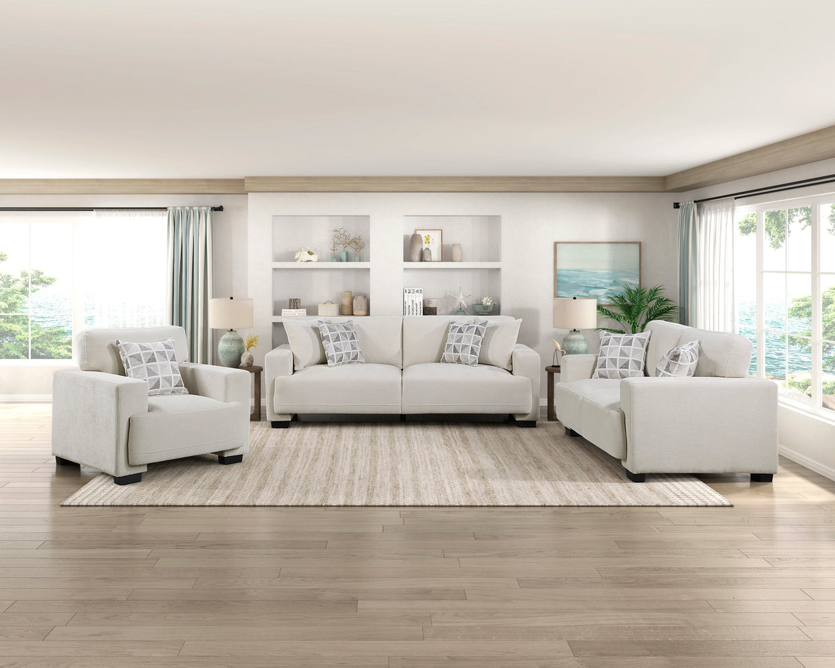 Cove Beige Sofa by Homelegance at Eve Furniture