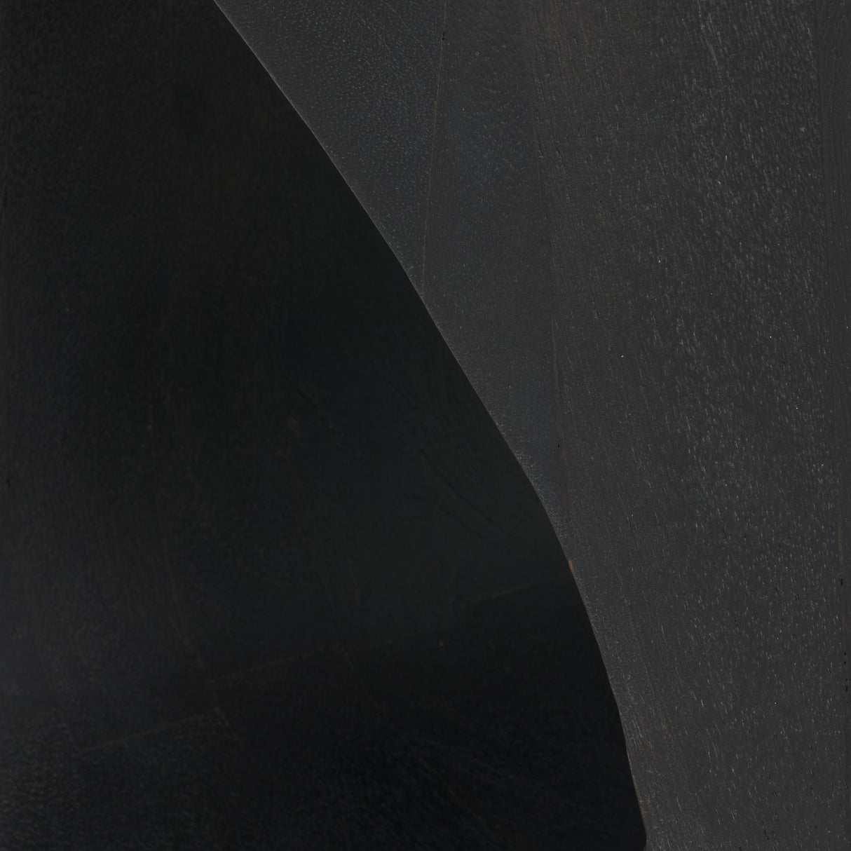 Cove Dark Brown Sculptural Open Side Table by Mercana at Eve Furniture
