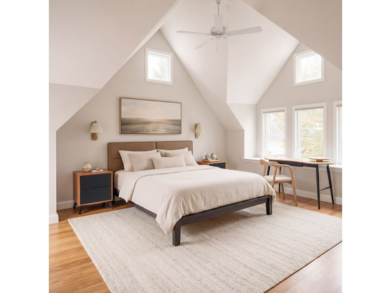 Cove Floating Queen Headboard Brown