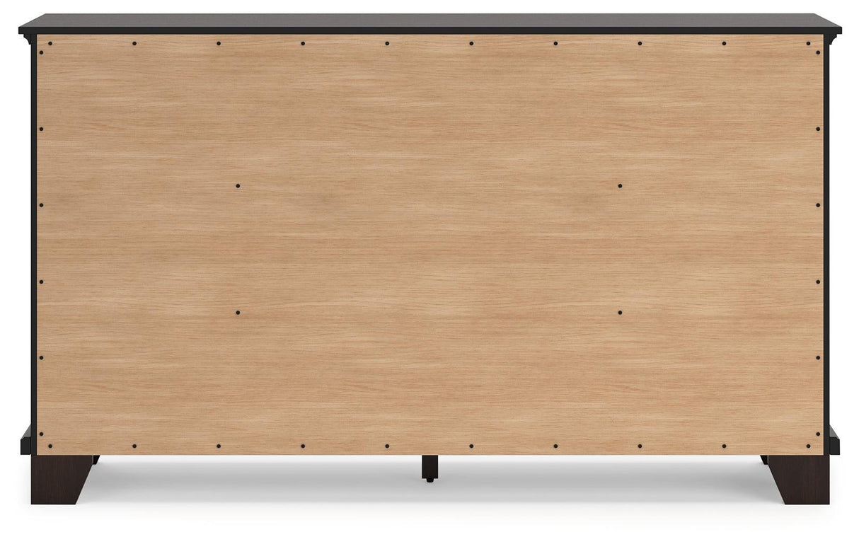 Covetown Dark Brown Dresser by Ashley at Eve Furniture