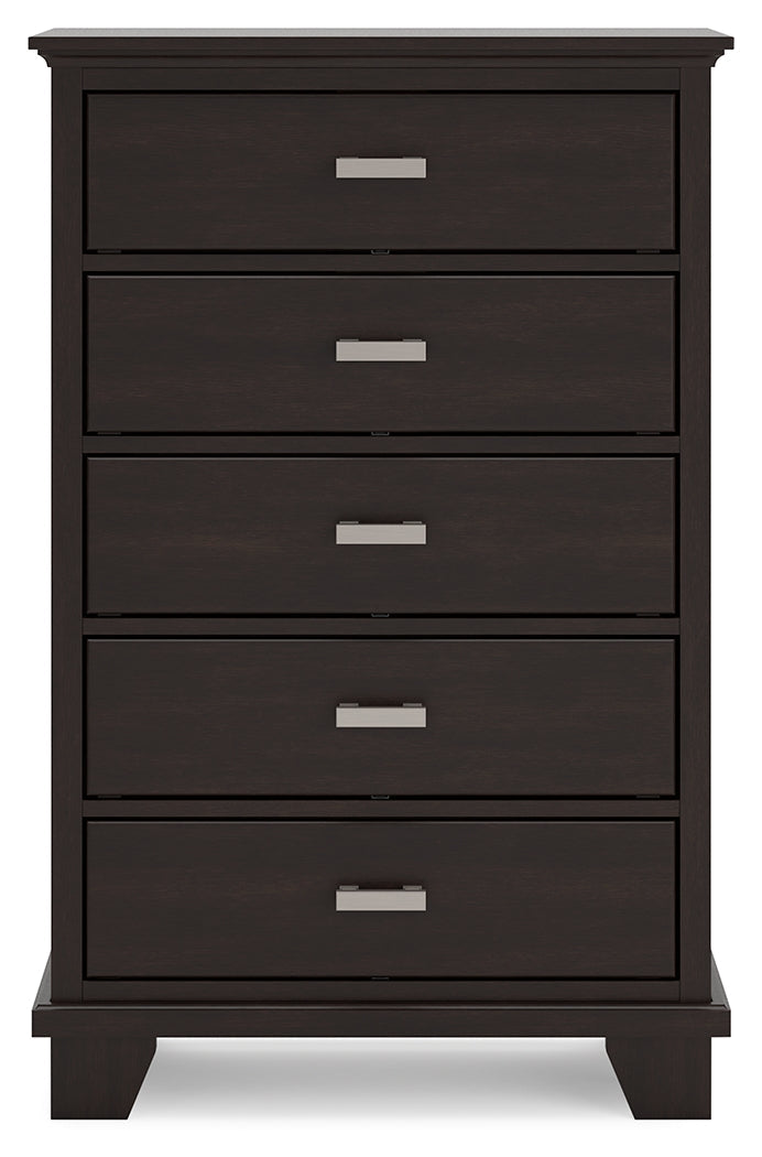Covetown Dark Brown Youth Panel Bedroom Set by Ashley at Eve Furniture