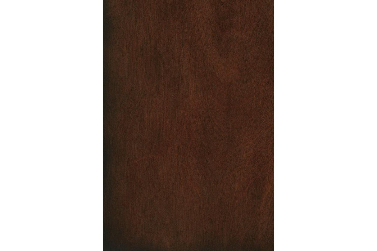 Coviar Brown Counter Height Dining Table and 4 Bar Stools by Ashley at Eve Furniture