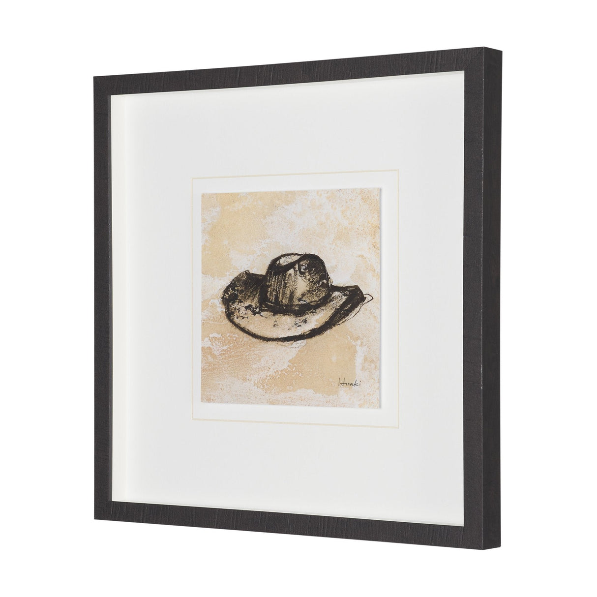 Cowboy by Mercana Studio Hand-Embellished Textured Framed Artwork Matted Under Glass by Mercana at Eve Furniture