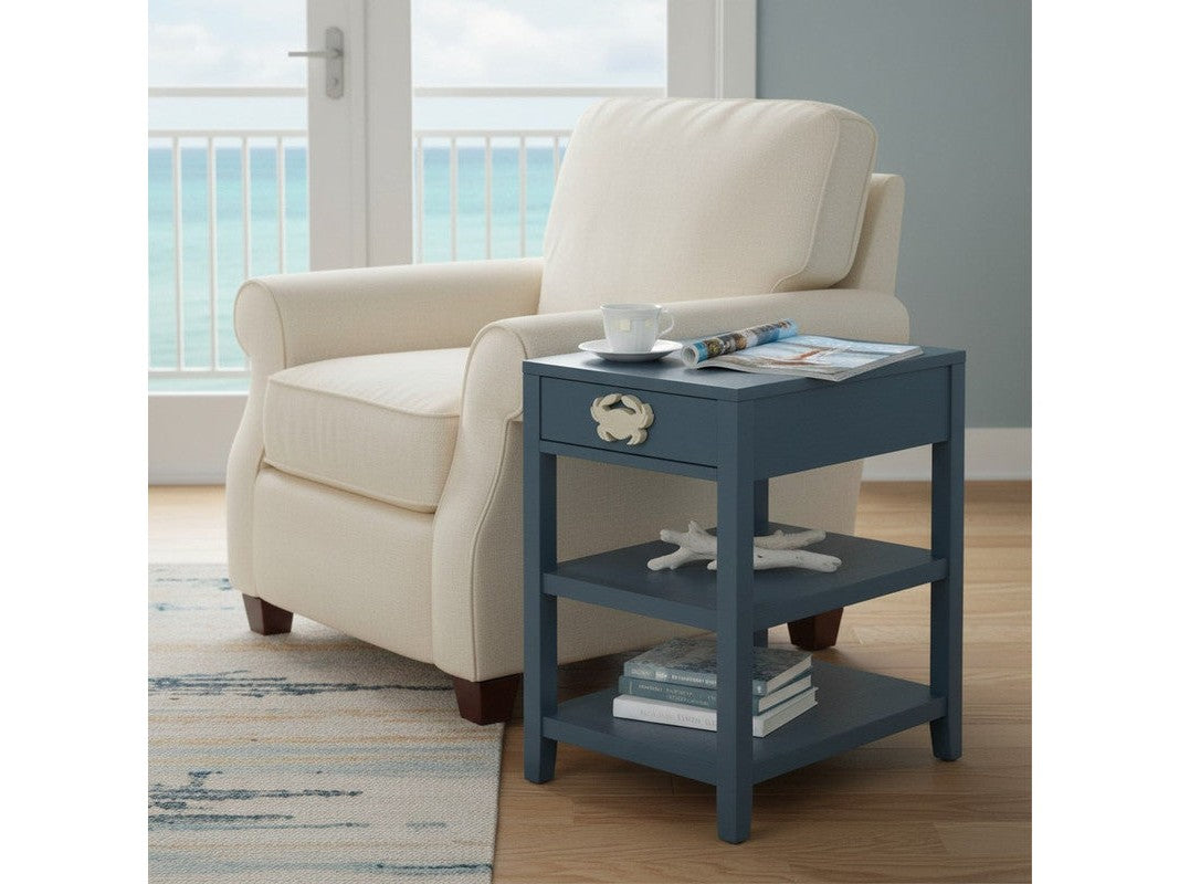 Crab İsland Blue Chairside by Crestview at Eve Furniture