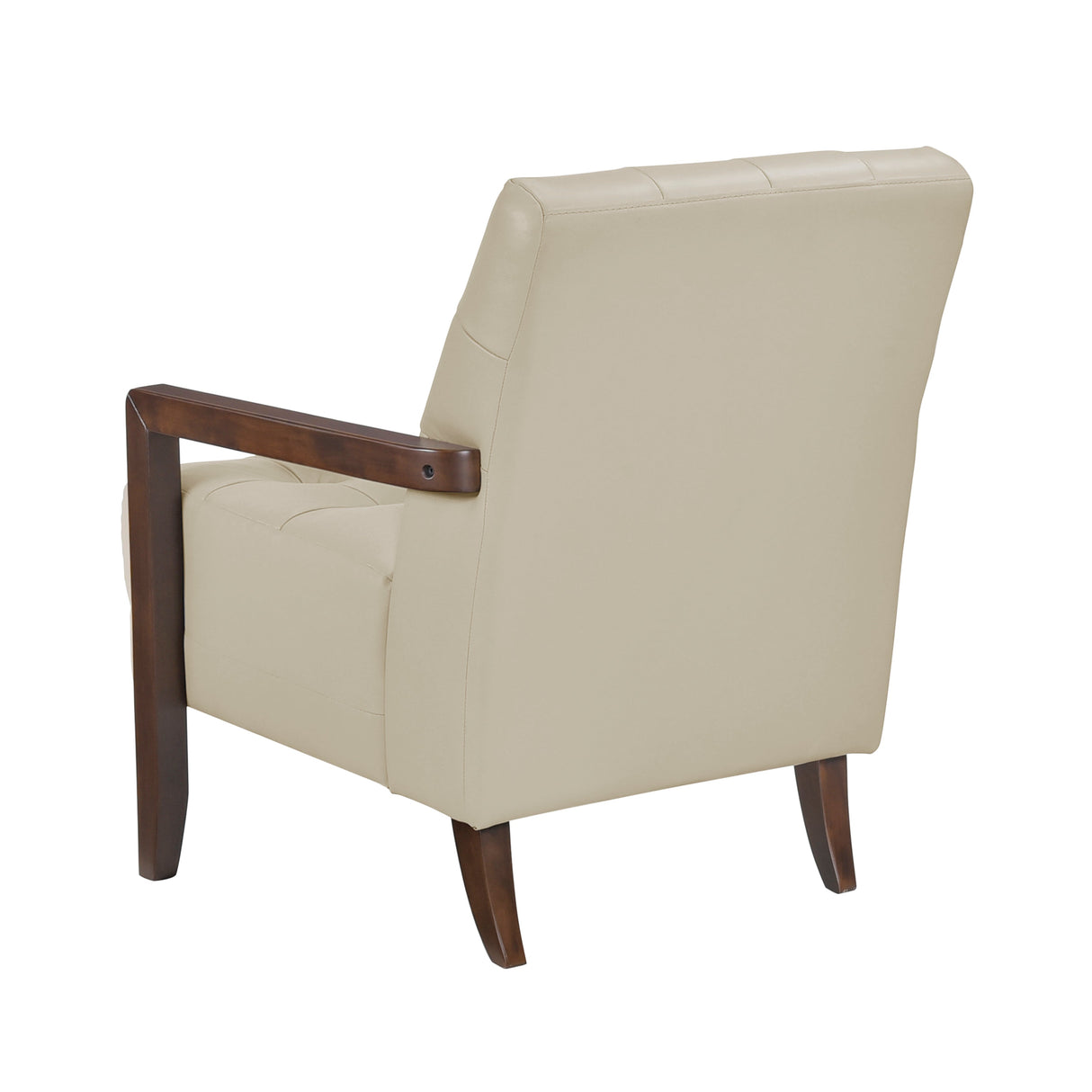 Crafton Beige Leather Accent Chair by Homelegance at Eve Furniture