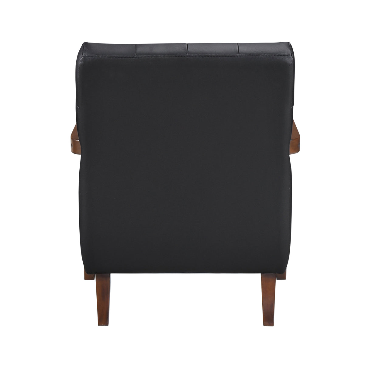Crafton Black Leather Accent Chair by Homelegance at Eve Furniture