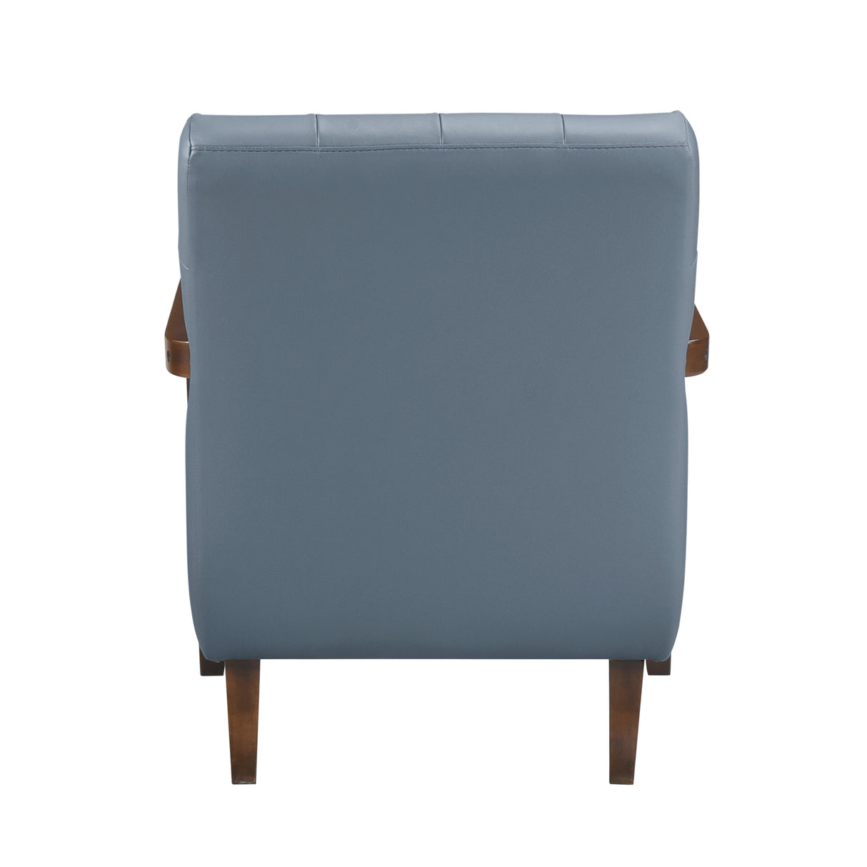 Crafton Blue Leather Accent Chair by Homelegance at Eve Furniture