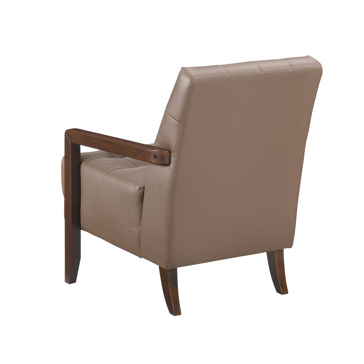 Crafton Brown Leather Accent Chair by Homelegance at Eve Furniture