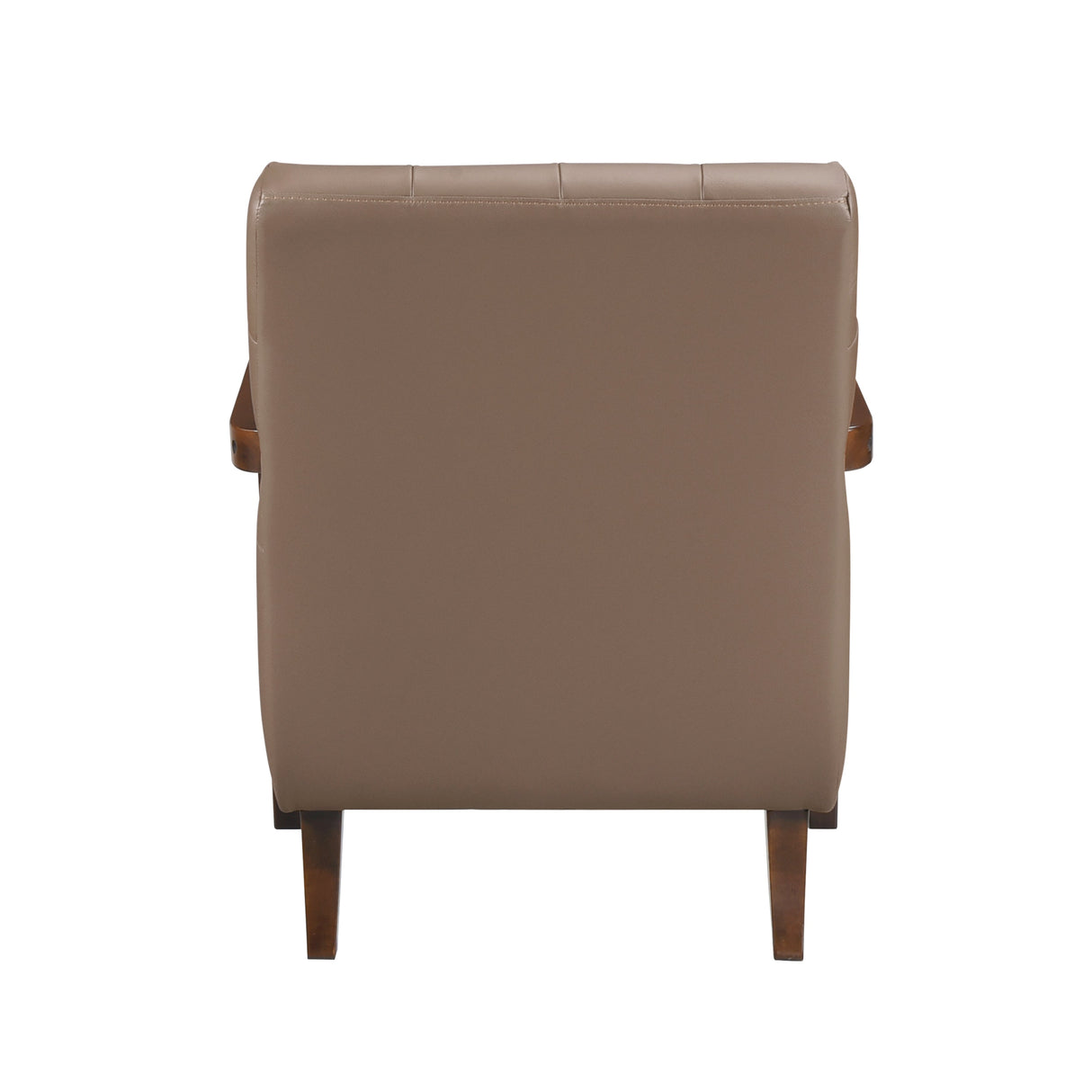 Crafton Brown Leather Accent Chair by Homelegance at Eve Furniture