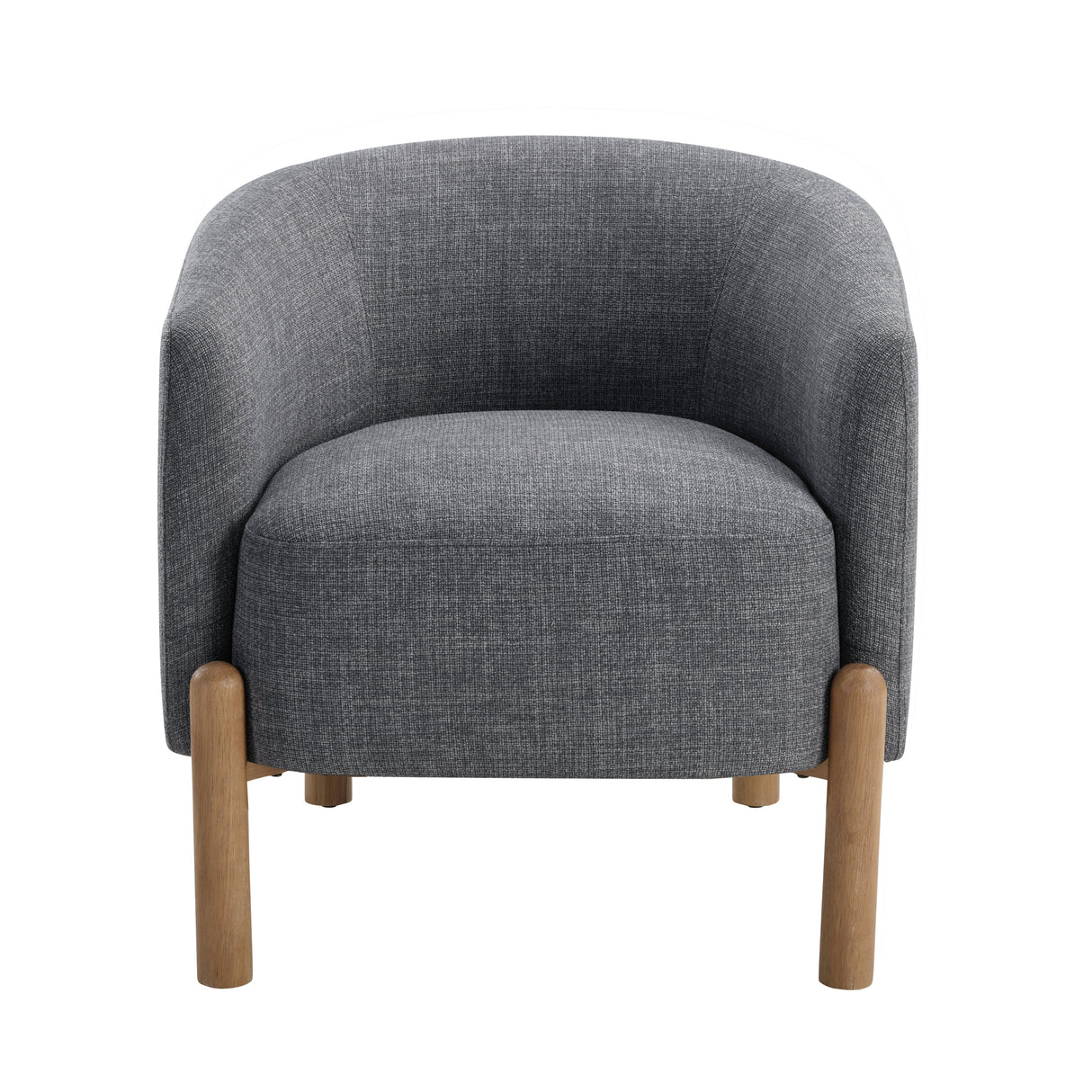 Crafton Dark Brown Leather Accent Chair by Homelegance at Eve Furniture