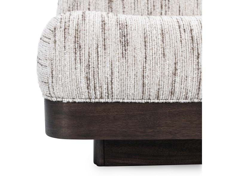 Crandall Cream/Brown Upholstered Accent Chair by Classic Home at Eve Furniture