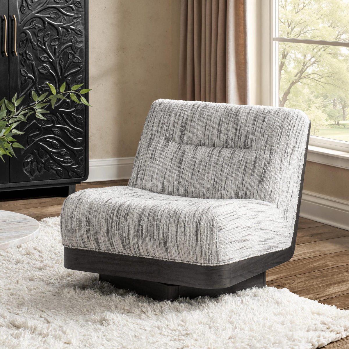 Crandall Swivel Chair by Classic Home at Eve Furniture